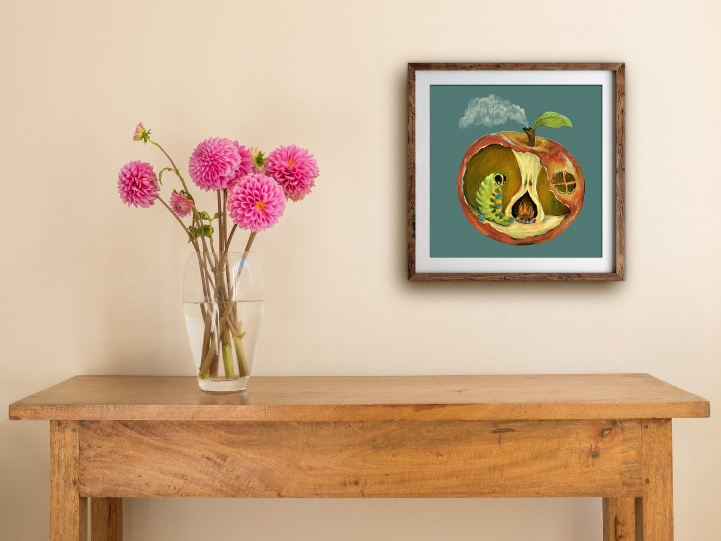 Anna Seed Art | Art Print - Home Sweet Home - Cute illustration, wall art