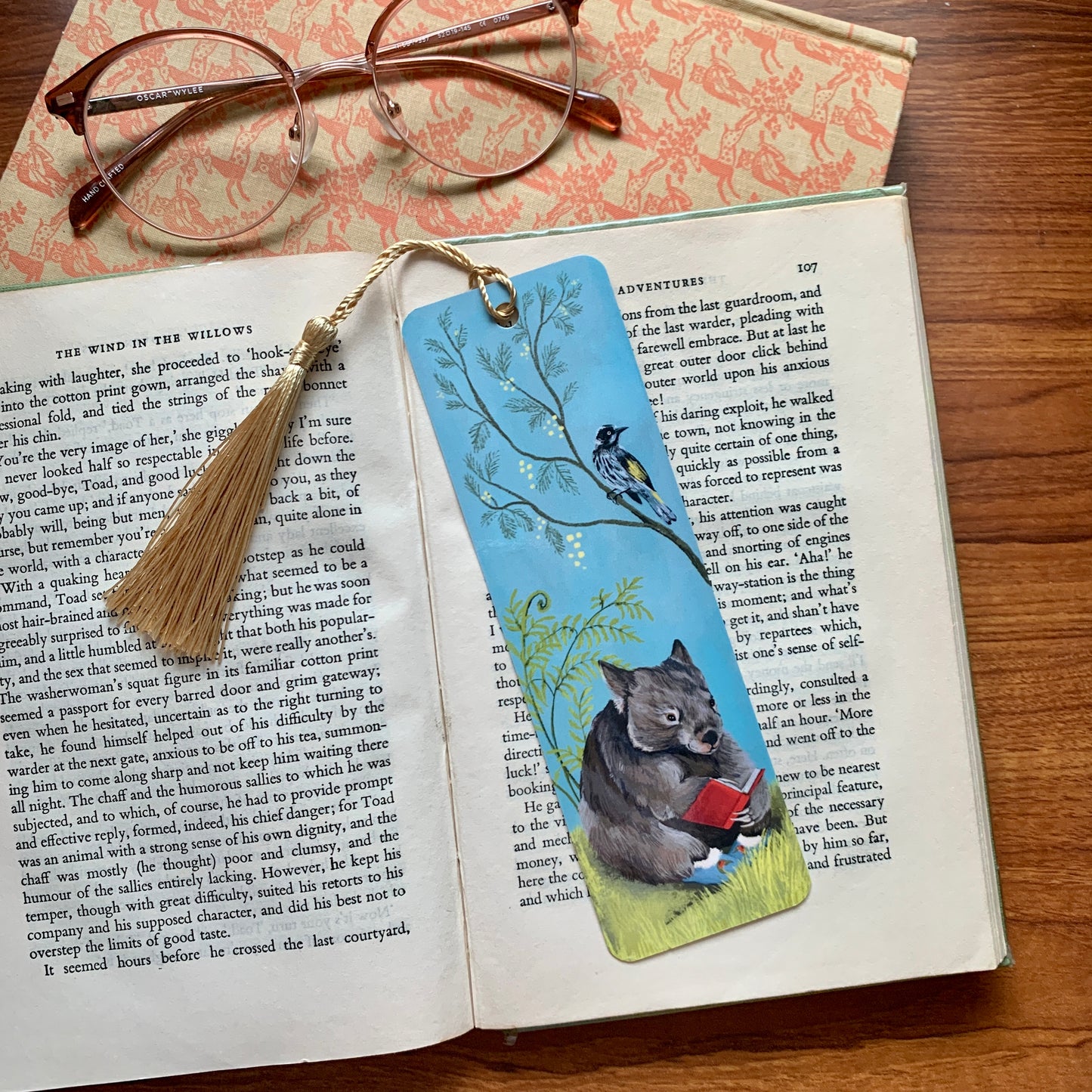 Bookmark - Cosy Wombat - Cute illustration