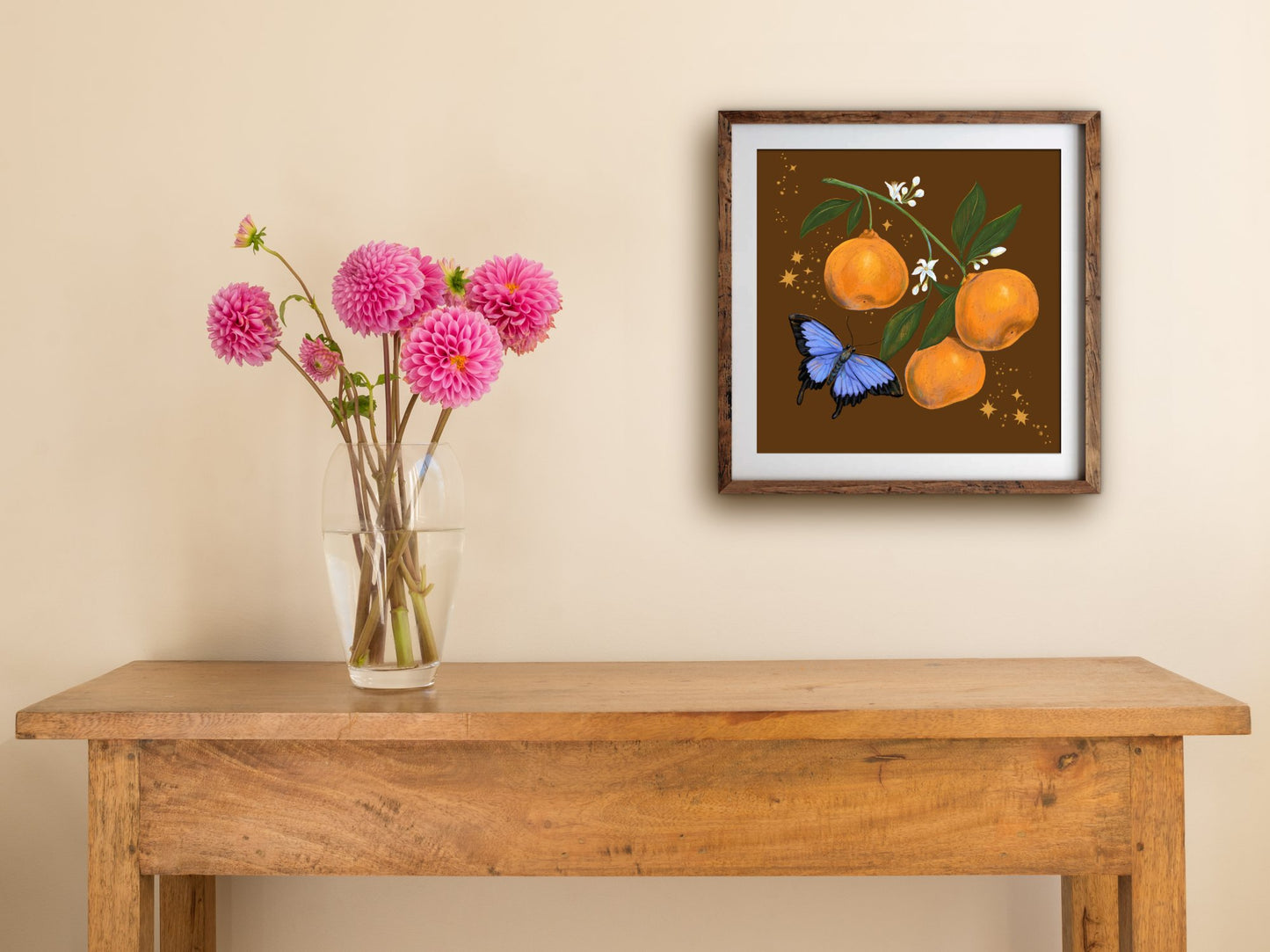 Anna Seed Art | Art Print - Mandarins - Beautiful botanical wall art