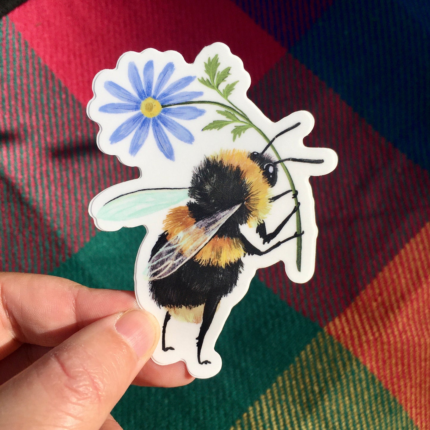 Anna Seed Art | Sticker - Bumblebee - Matte waterproof vinyl