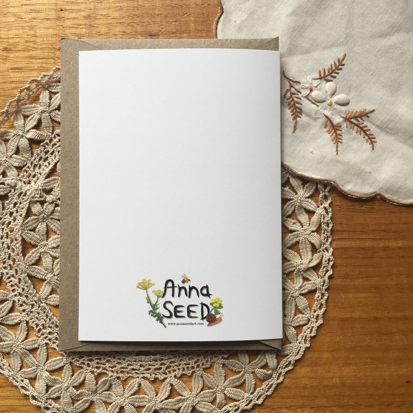 Anna Seed Art | Greeting Card - Luna Moth. Fantasy illustration